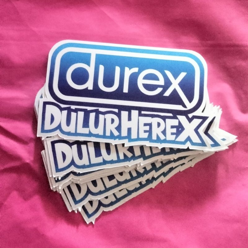 stiker durex dulur herex