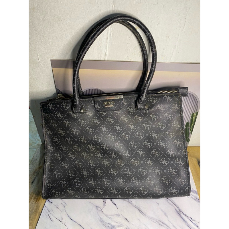 preloved tote bag guess original counter lengkap dustbag