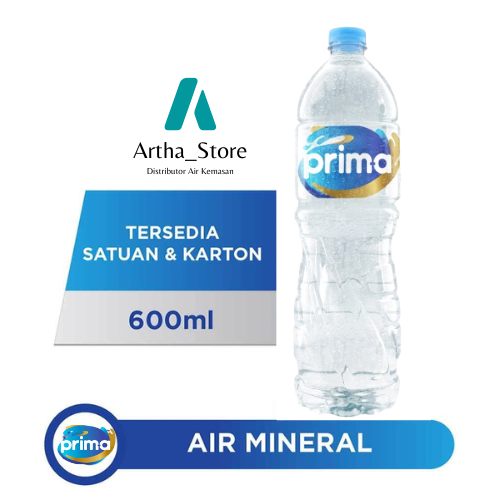 

AIR PRIMA 600ML ISI 24 BOTOL AIR MINERAL