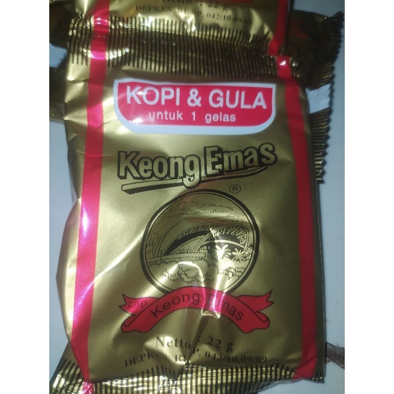 

Kopi Keong Emas Satu Pak