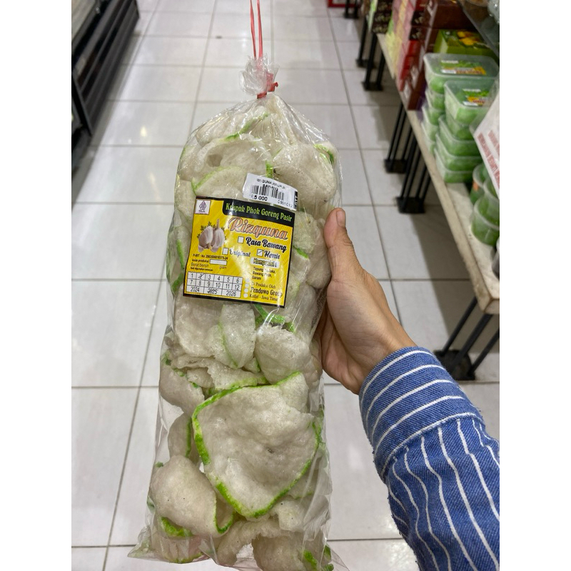 

Kerupuk Goreng Pasir Rasa Manis Berat 130 Gram