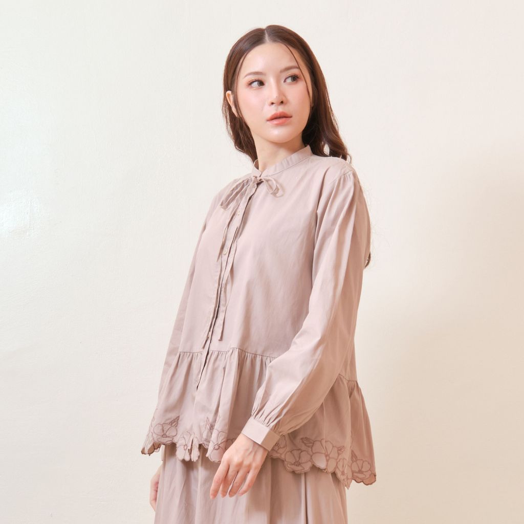 GIYOMI ID - Zefanya Set / One Set Wanita / One Set Bahan Katun Poplin