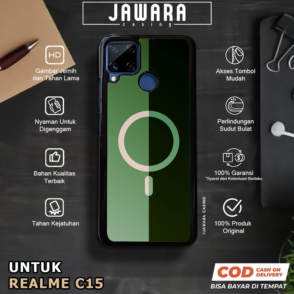 Case Realme C15 Casing Realme C15 [MAGS] Premium Case Glossy Case Hp Realme Jawara Casing Hp Realme 
