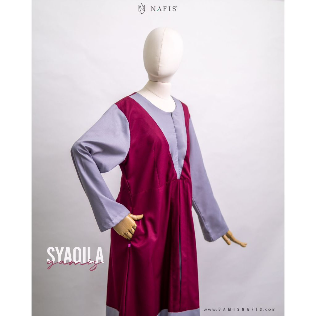 NAFIS Gamis Syaqilla Bahan Toyobo
