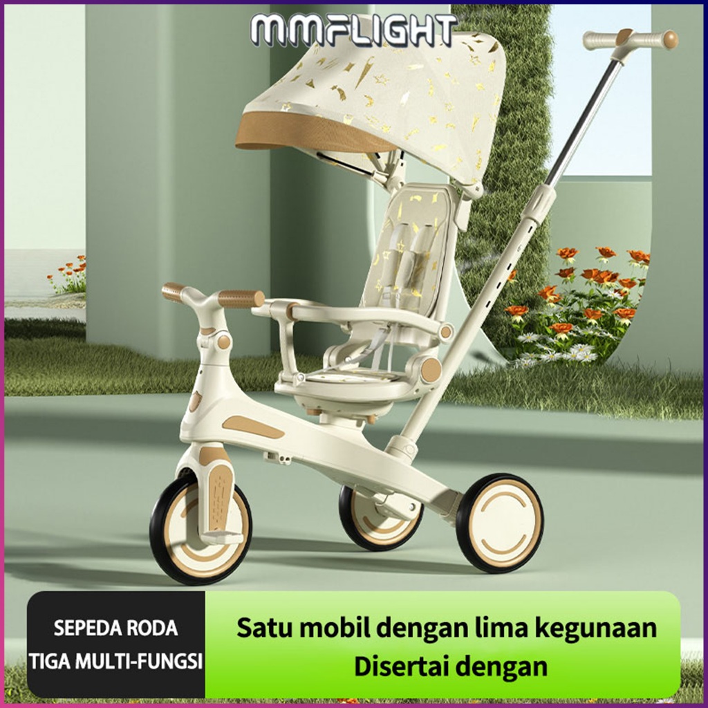 Mmflight Sepeda Anak Roda 3 Sepeda Roda Tiga Balance Bike Bayi Tricycle Sepeda Anak 1 Tahun