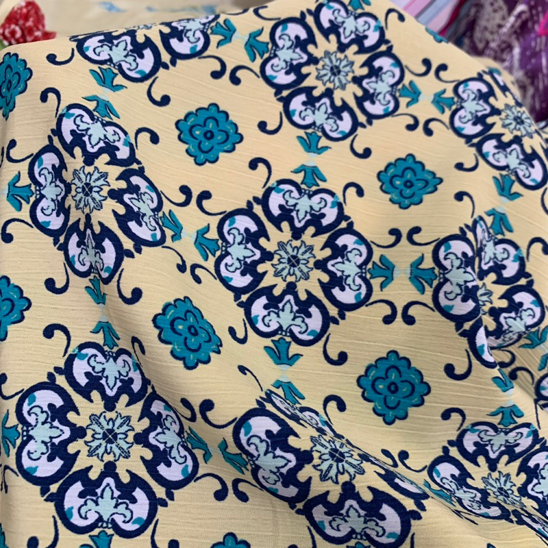 kain crinkle motif - kain yoryu crinkle - kain yoryu crinkle motif premium