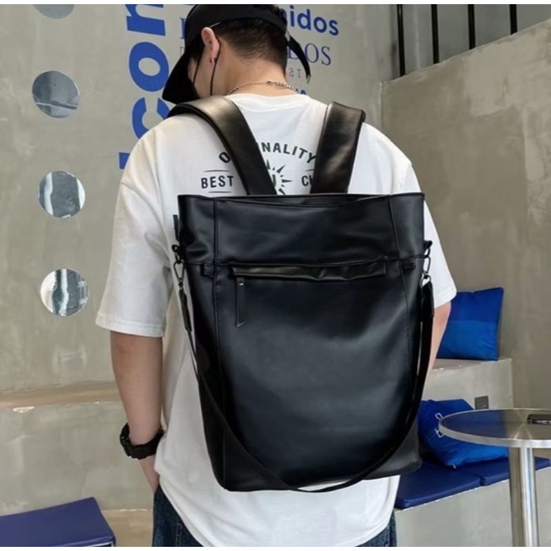 TAS RANSEL PRIA KULIAH KERJA - BACKPACK KULIT - TAS RANSEL SEKOLAH