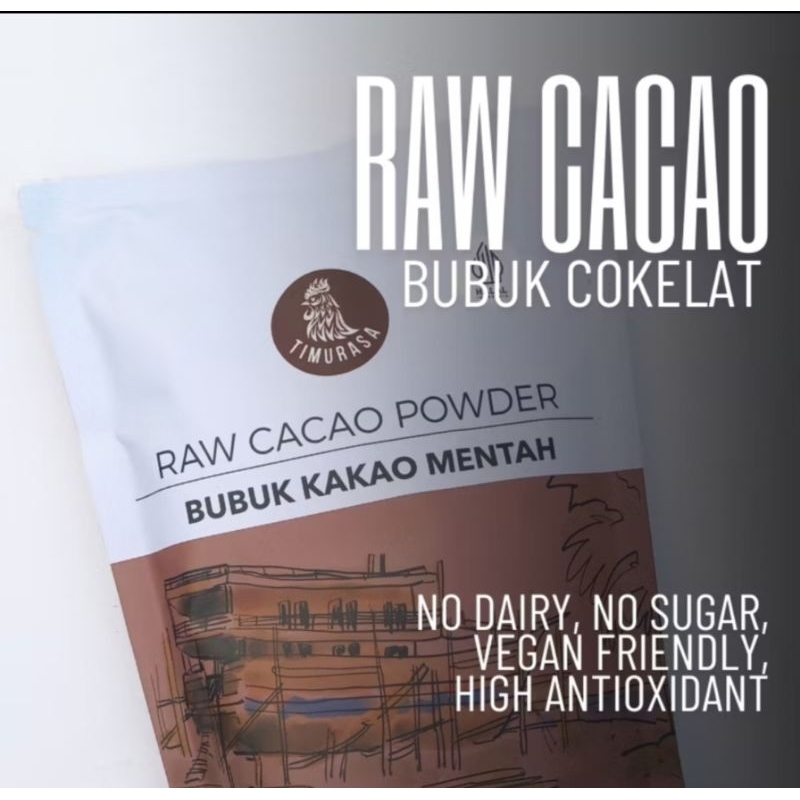 

Timur Rasa | RAW CACAO POWDER | Bubuk Coklat Murni