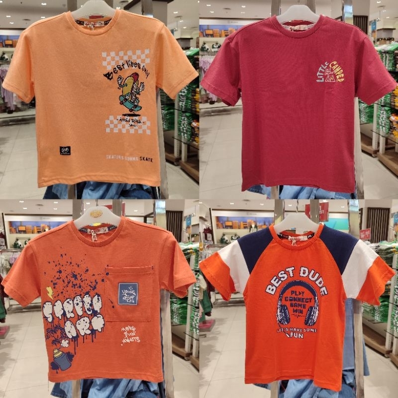 KAOS PENDEK ANAK LAKI-LAKI ORIGINAL BRAND JSP KIDS (5-14Th) J232