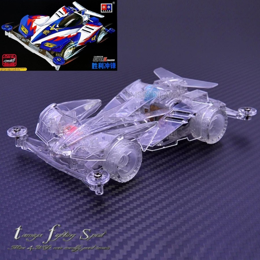 Rep TAMIYA 19434 VICTORY MAGNUM Transparan S2 Chassis - 3006S2