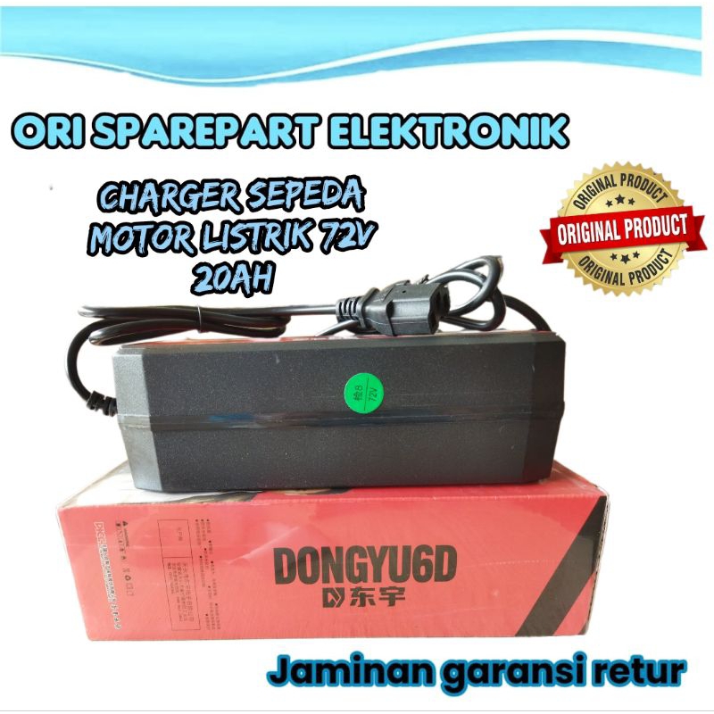 battry charger sepeda listrik 72 volt 20AH u winfly dan sepeda listrik