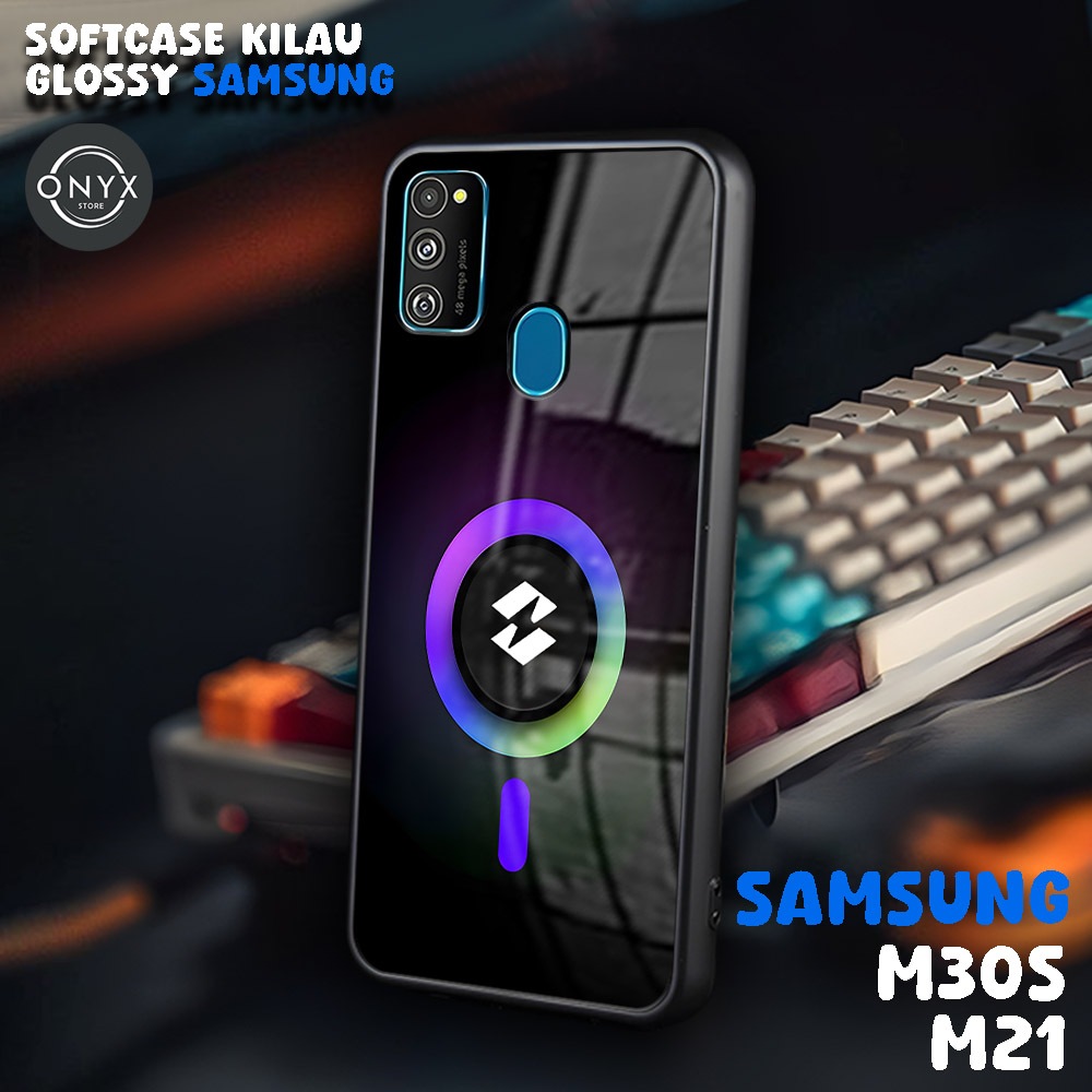 [AC01] Softcase SAMSUNG M21 | M30S | MAGSAFE | Case Samsung Keren Lucu | Casing Kilau Glossy Samsung