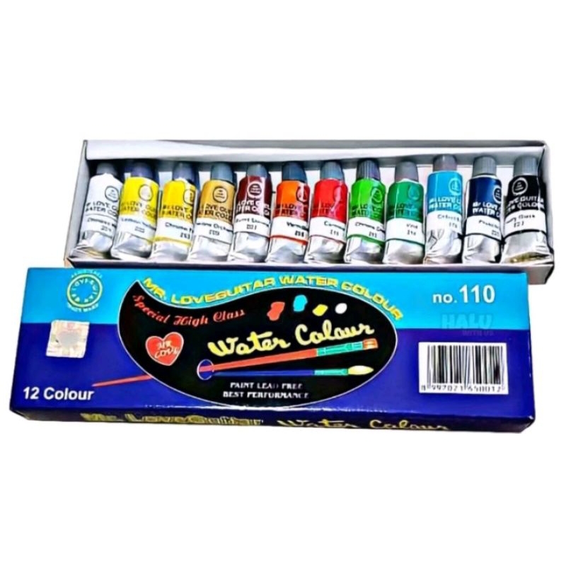 

(BISA COD) PROMO 1 Set Cat Air Guitar No.110 / Mr Love Guitar Water Color / Cat Lukis Murah