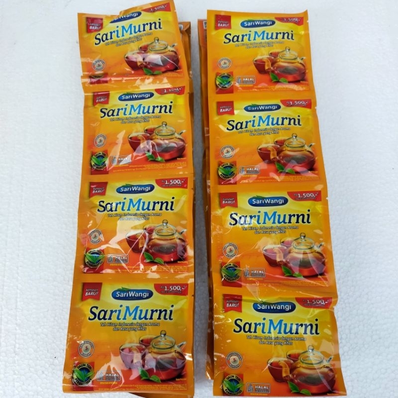 

teh sarimurni satu renteng isi 12 sachet