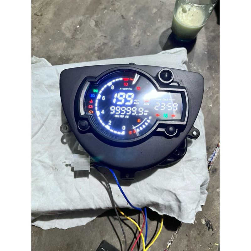 SPEEDOMETER DIGITAL EXCEL CUSTOM KOSO RX2n vespa excel
