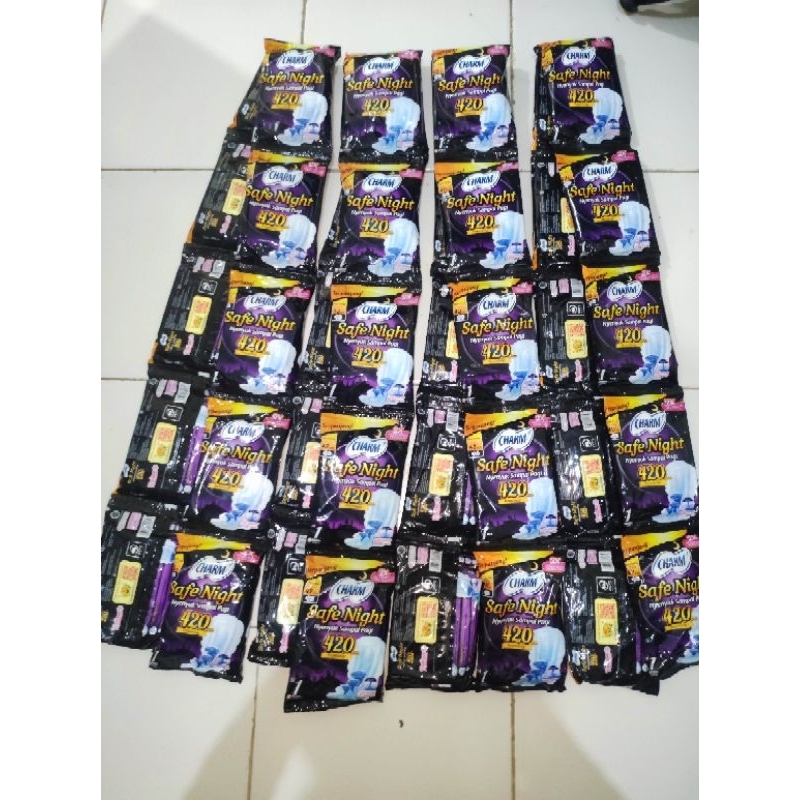 Charm malam 42 cm wings. Charm safe night 42cm wings renceng isi 10 pcs