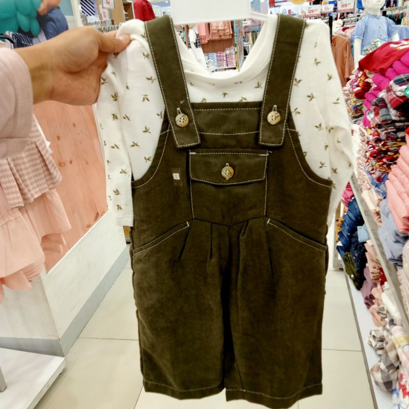 QNA - Overall Baju Gantung Anak Perempuan 1-4 Promo