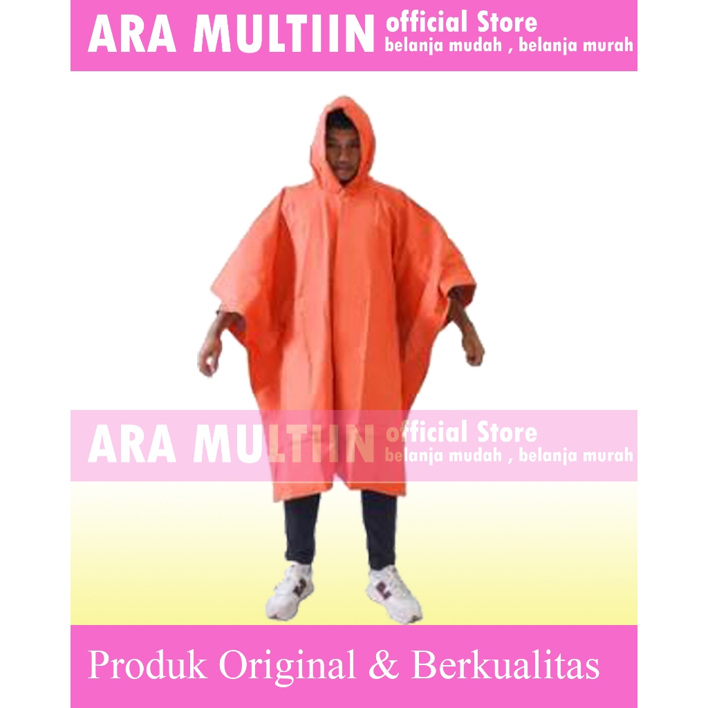 Jas Hujan Ponco Jas Hujan Motor Jas Hujan Pria Soleil Ace
