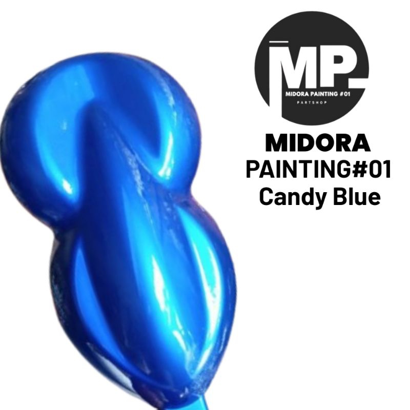 Cat candy Blue/Cat biru candy Sudah Free Tinner