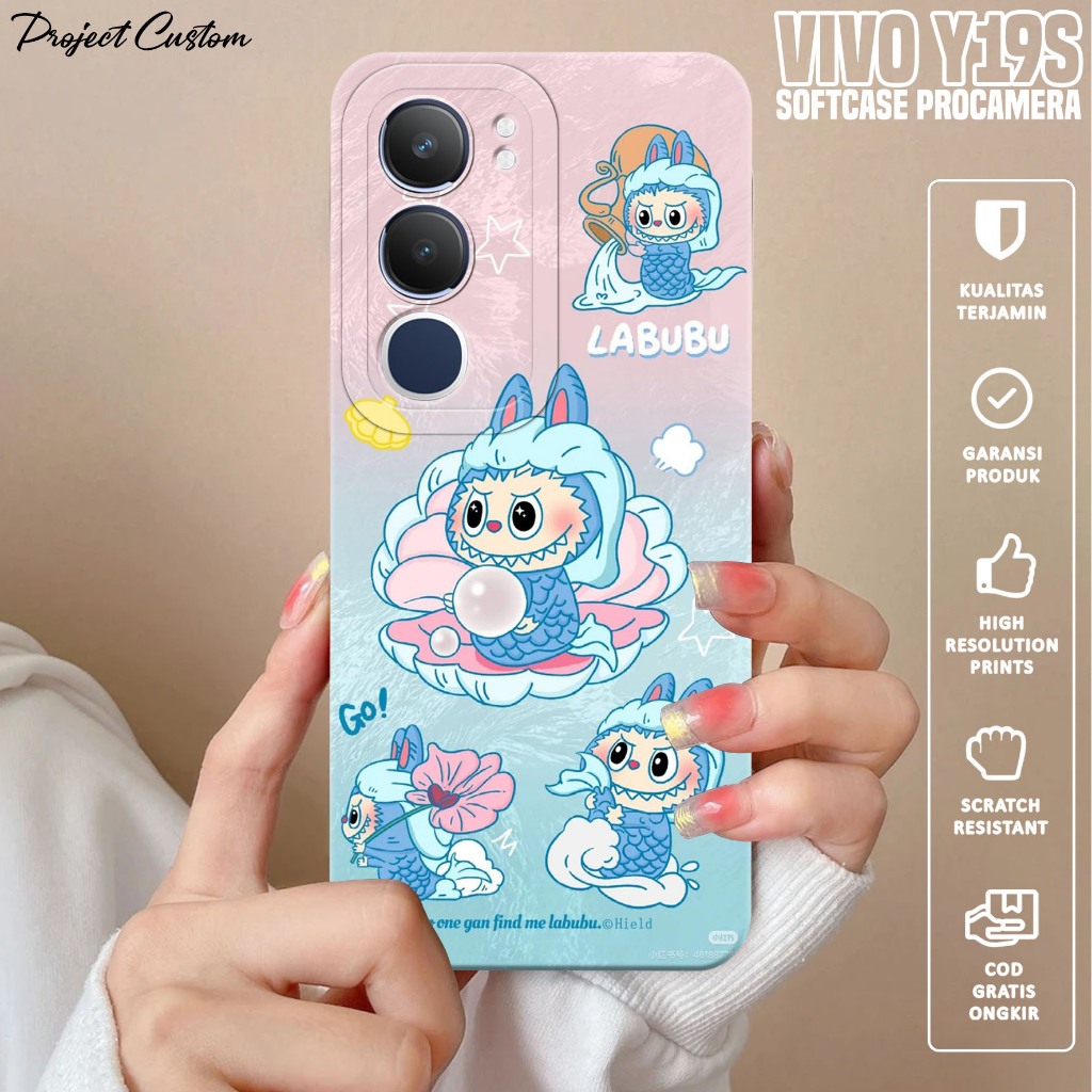 Softcase Hp VIVO Y19S - Case Hp VIVO Y19S ( Labubu ) Silikon Hp VIVO Y19S - Casing Hp VIVO Y19S - Ca