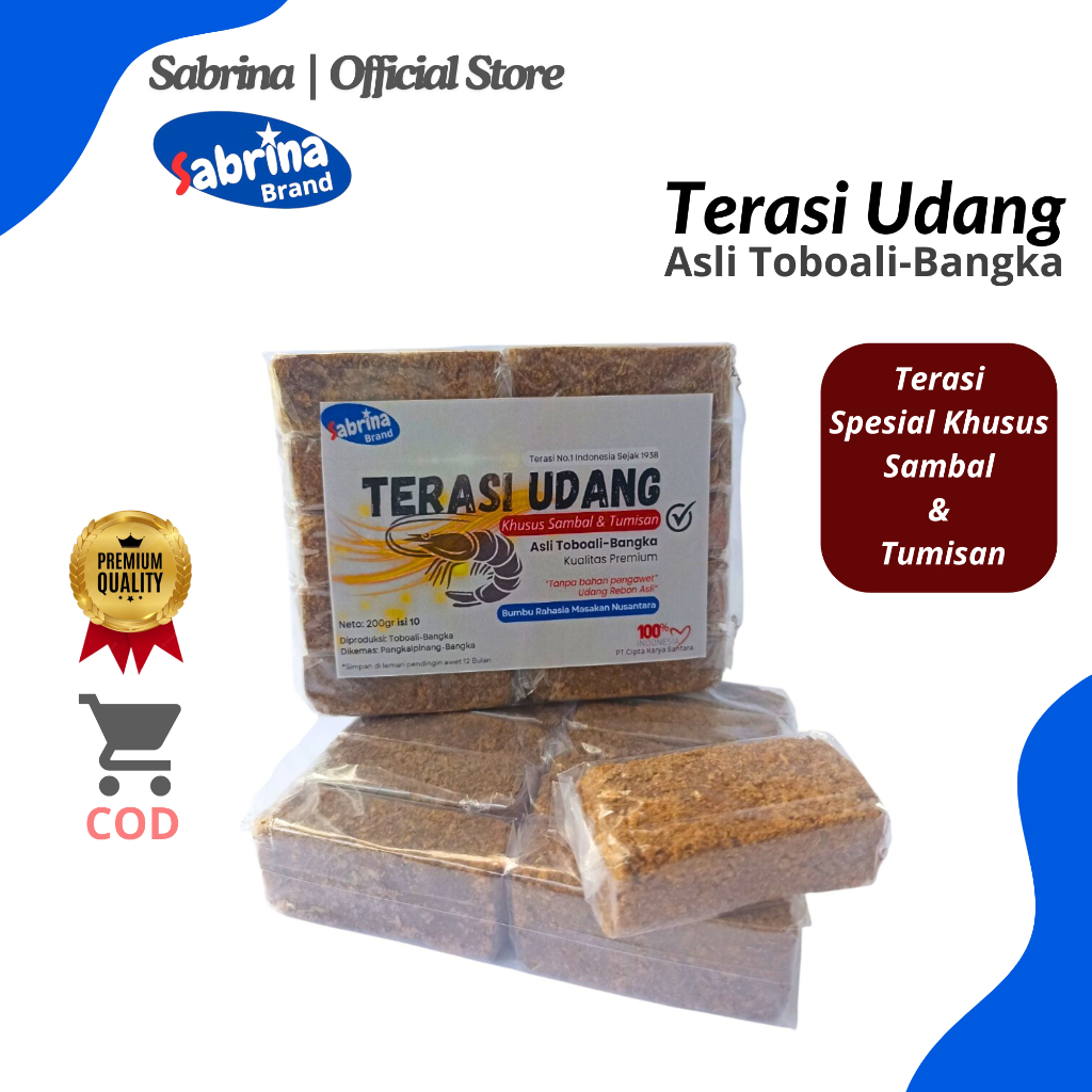 

Terasi Bangka Asli udang Rebon Toboali Spesial Sambal dan Tumisan