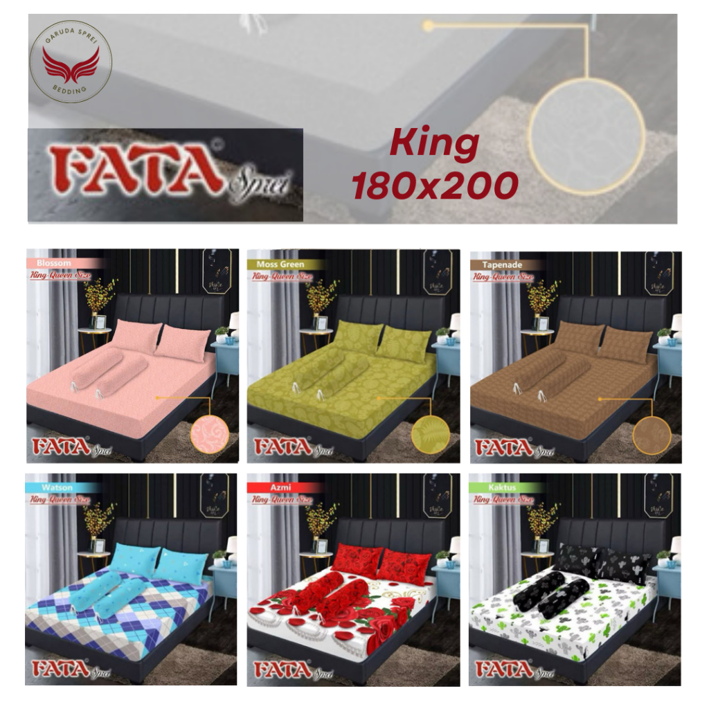 Sprei Fata polos King 180x200