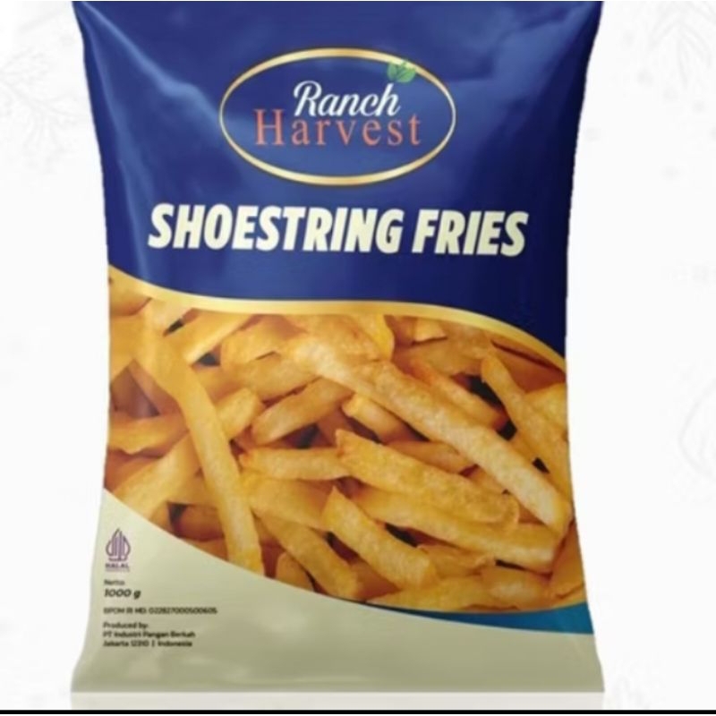 

Kentang Ranch Harvest soestring French fries 1kg