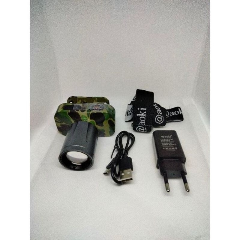 AOKI SENTER KEPALA LIMITED EDITION ZOOM 60W AK-3671A & 3672K / HEADLAMP AOKI ZOOM ARMY LIMITED