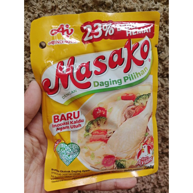 

Masako Penyedap Rasa Kaldu Ayam Kemasan 100 Gram
