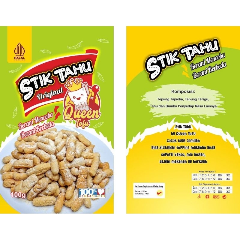 

STIKTAHUORIGINAL100Gram / TAHUSTIKORIGINAL100Gram / CEMILANRINGAN / MAKANANRINGAN100Gram GURIH&ENAK