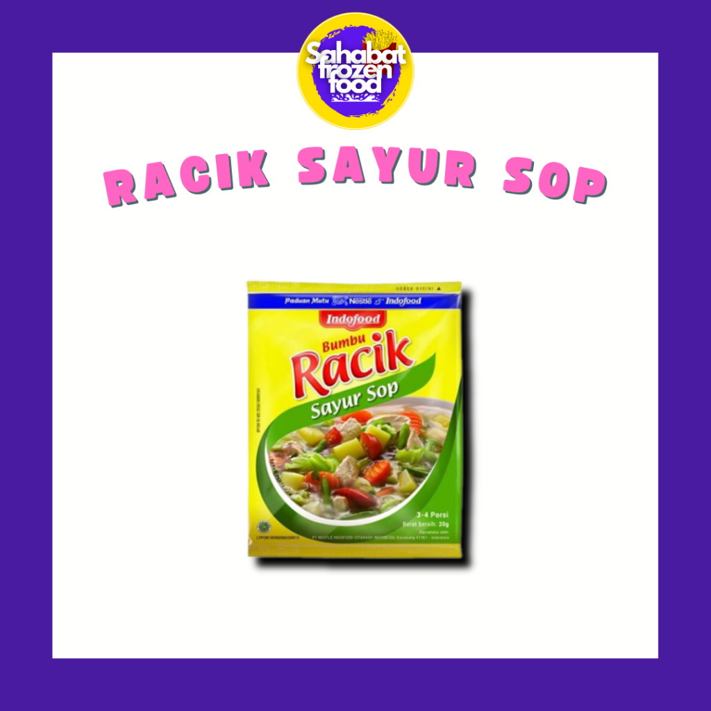 

Racik Bumbu Instan Sayur Sop