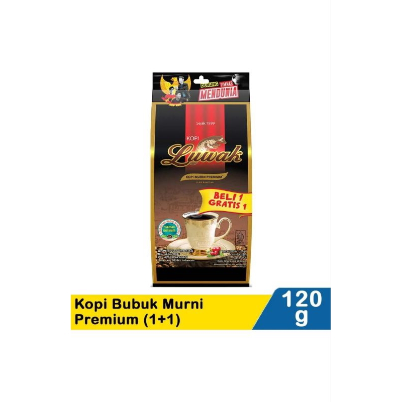 

KOPI LUWAK KOPI BUBUK MURNI PREMIUM 120 GR