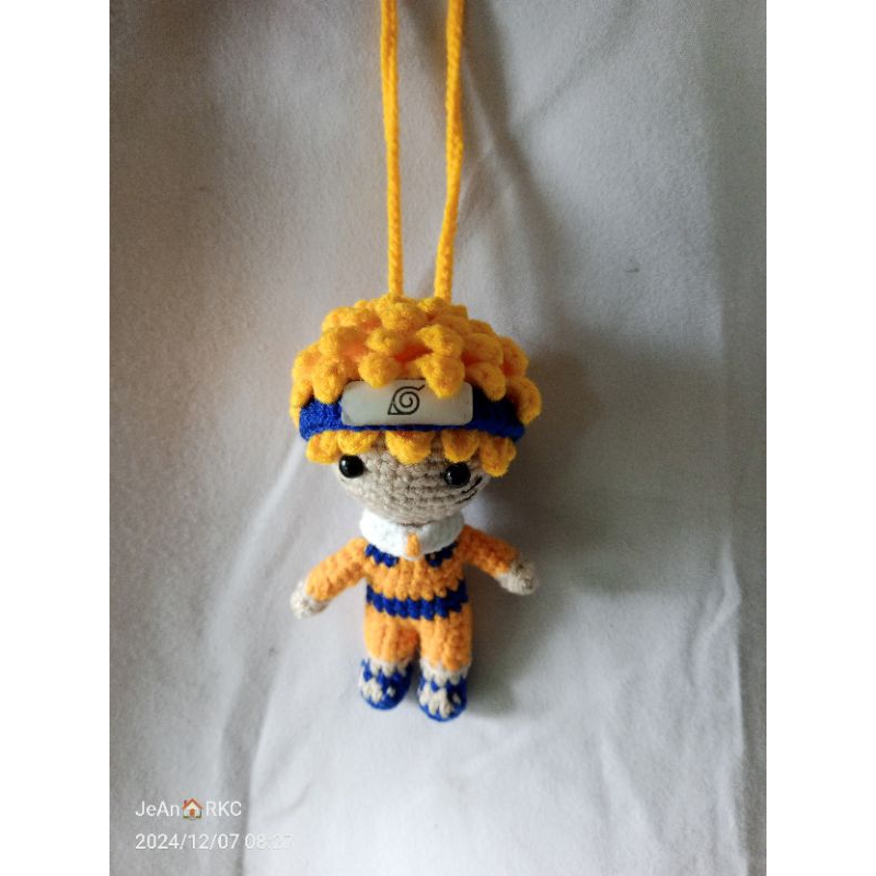 Naruto Boneka Rajut Gantungan Kunci