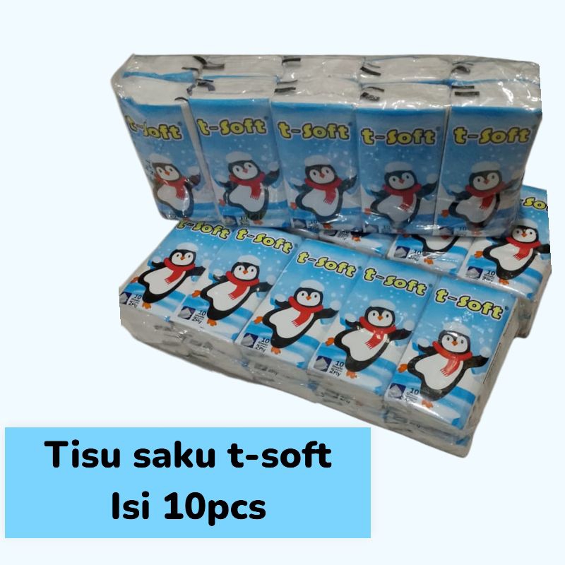 Tisu saku t-soft isi 10 pcs