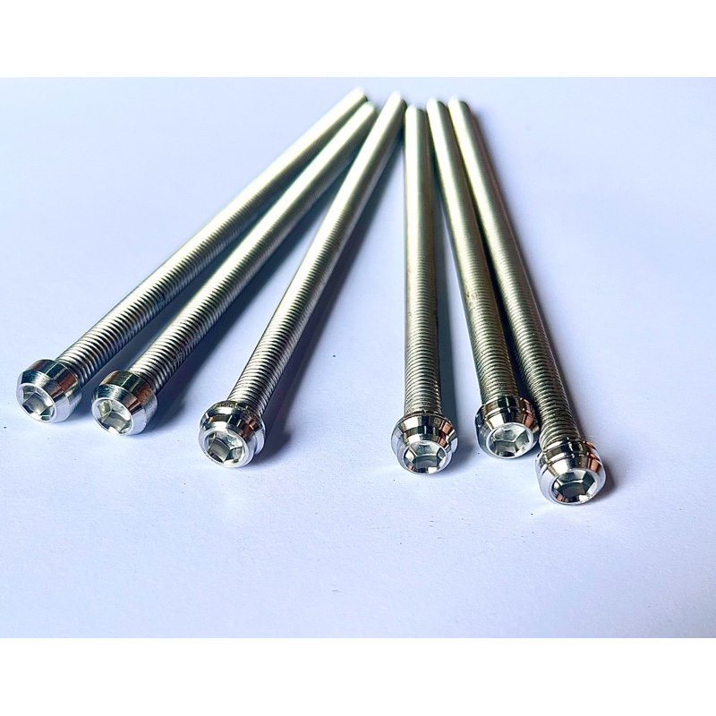 baut stainles m6x130 custom bubut baut 10