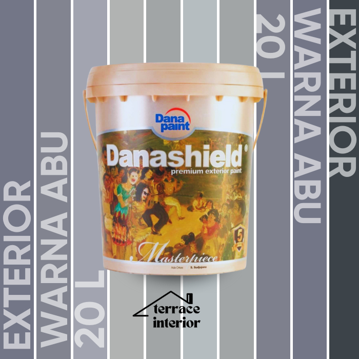 Cat Tembok Exterior Danapaint Danashield Warna Abu 20 L