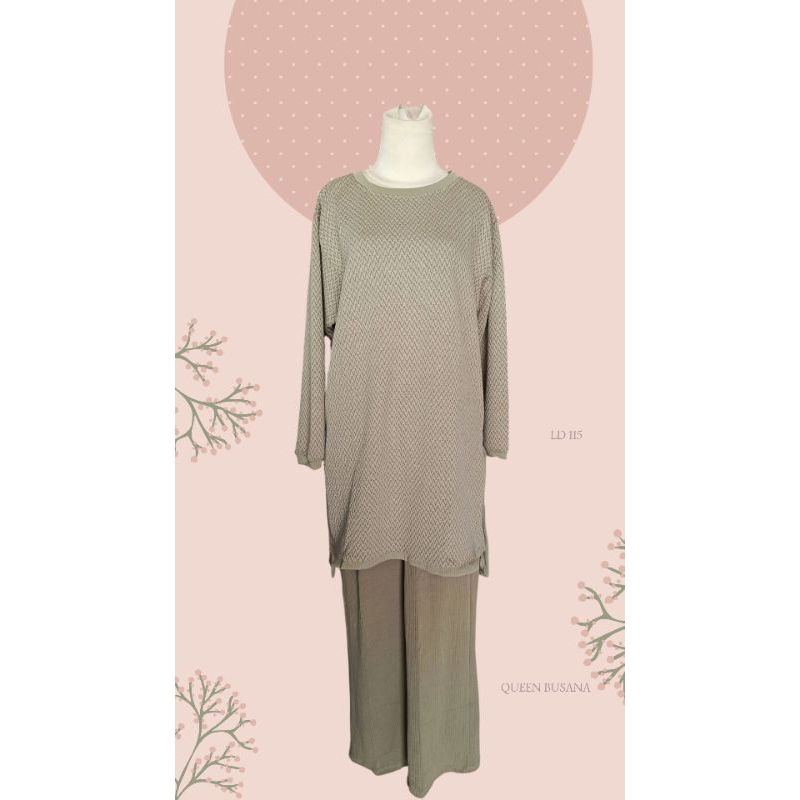 Queen Busana Cardigan Rajut kaos Lengan Panjang