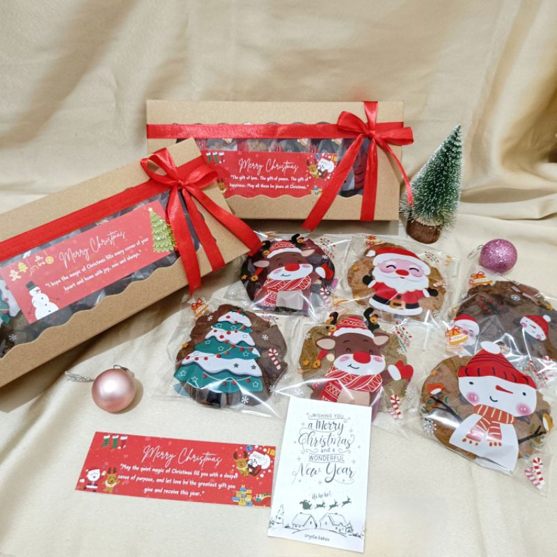 

SOFT COOKIES CHRISTMAS HAMPERS / Hampers Natal / Hampers Kue Natal (6 Pcs Cookies)