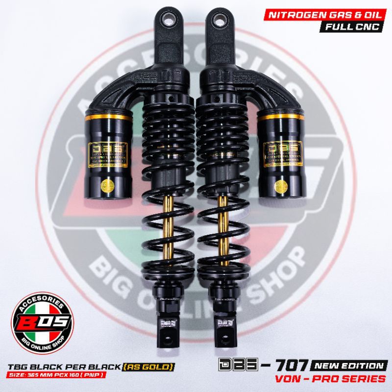 Shock DBS 707 VON PRO-SERIES NEW EDITION UK-365mm PCX 160 PNP, TABUNG ATAS TABUNG FUNGSI TABUNG ISI 