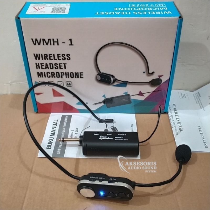 Mic Wireless Black Spider WMH 1 Bando Kualitas bagus