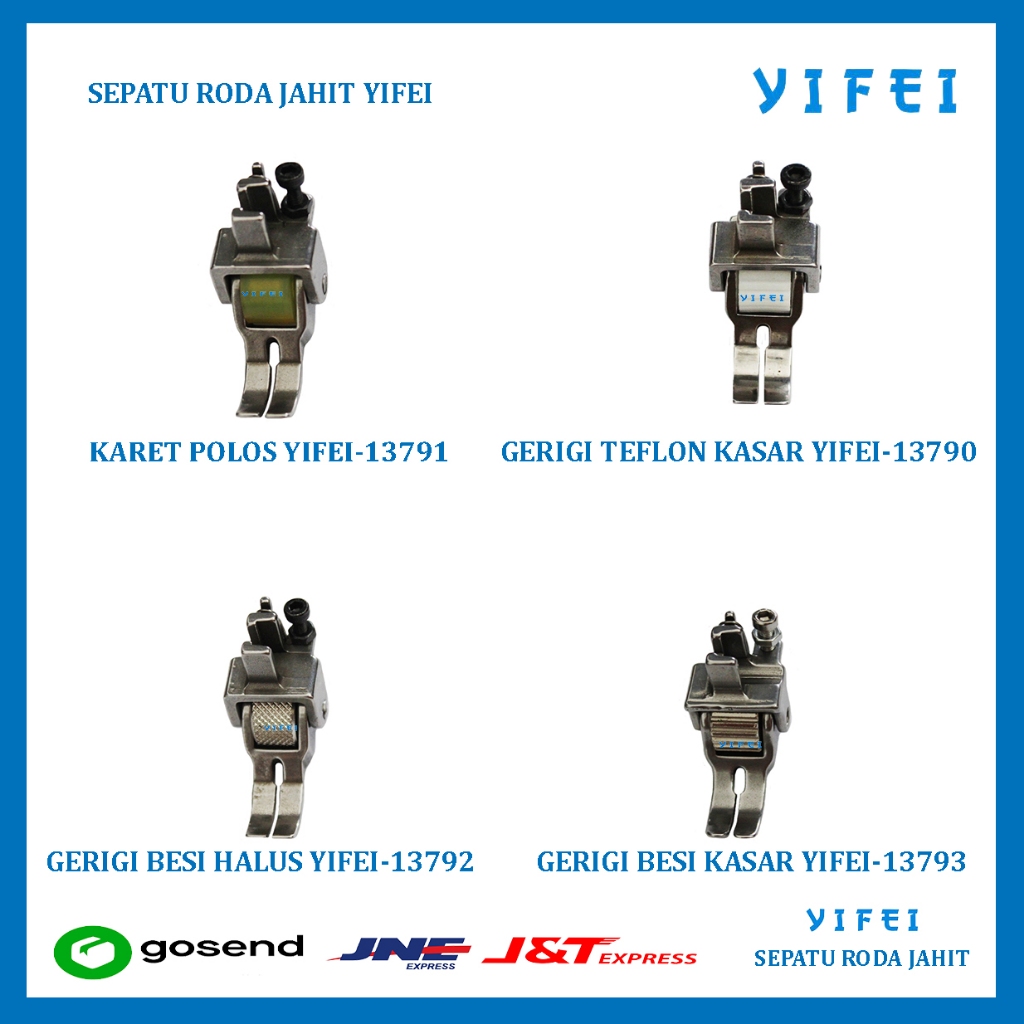 SEPATU RODA JAHIT YIFEI-13790/YIFEI-13791/YIFEI-13792YIFEI-13793