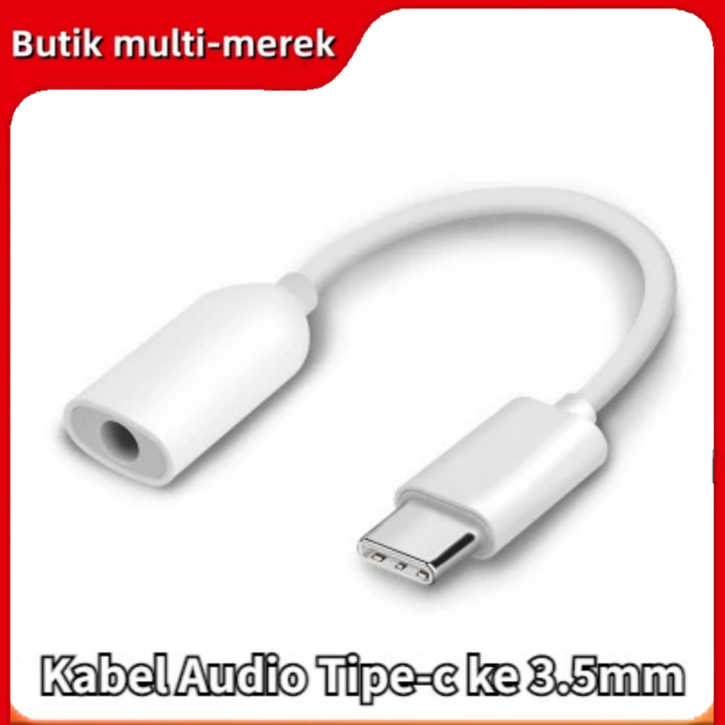 Adapter Adaptor Converter USB C To Headset Handsfree Jack 3.5mm XIAOMI Mi6 Mi6X Mi A2 Mi8 Lite Mi9 S