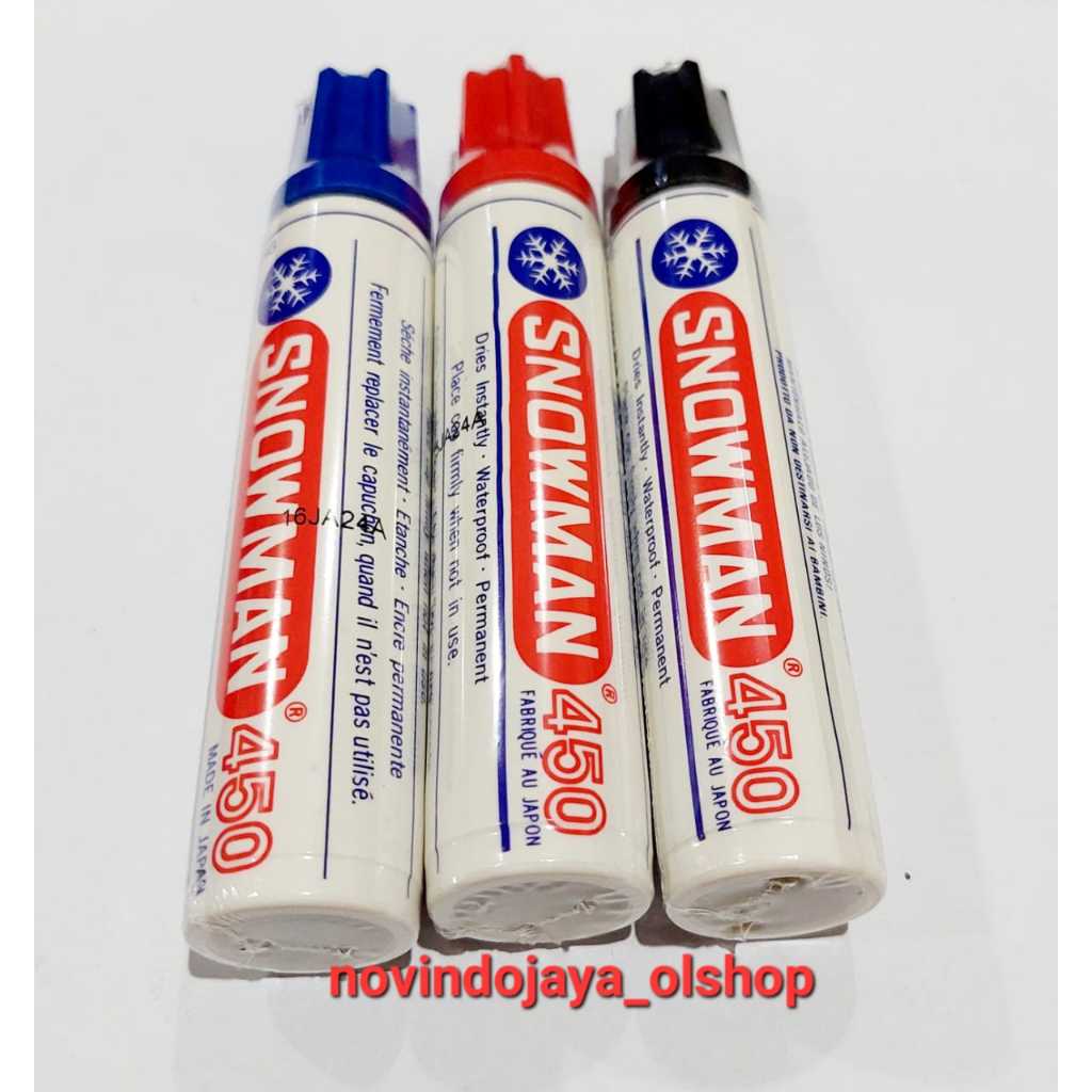 

SPIDOL SNOWMAN MARKER JUMBO 450 12PCS TERMURAH (GROSIR)