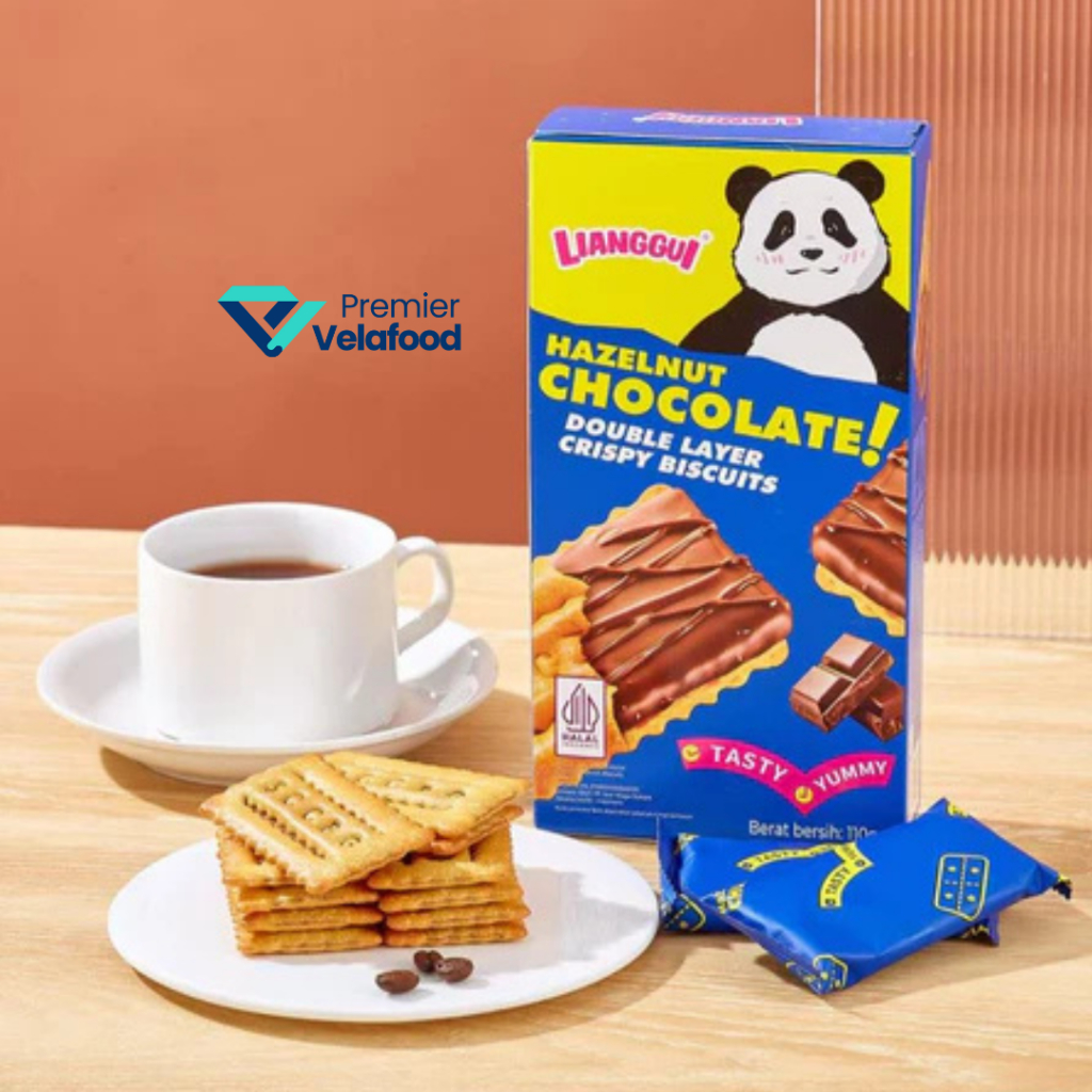 

[ LIANGGUI ] BISKUIT LAPIS I COKLAT I HAZELNUT | VIRAL