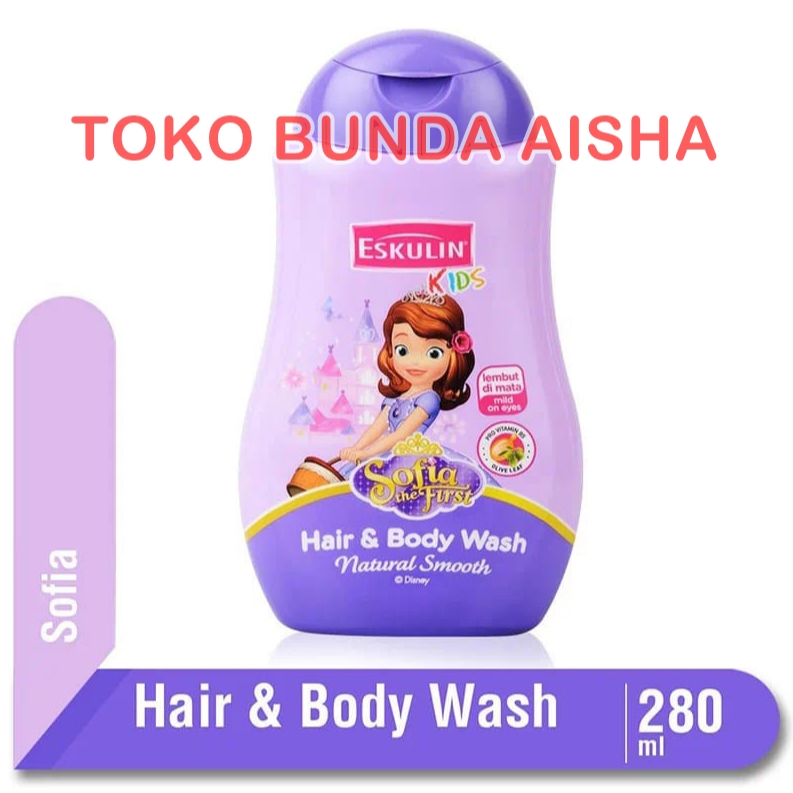 ESKULIN Kids Sofia Hair & Body Wash Natural Smooth 280ml