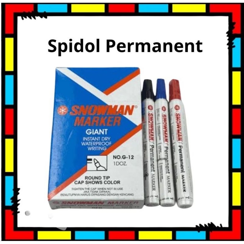 

Sepidol Permanent Snowmen Marker