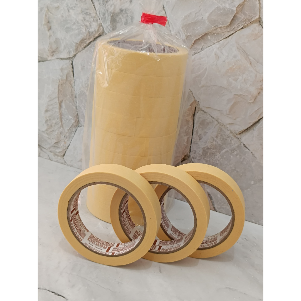 

SATUAN ( 1 BIJI ) Masking Tape Isolasi Kertas Sedang Berry 24mm x 25m