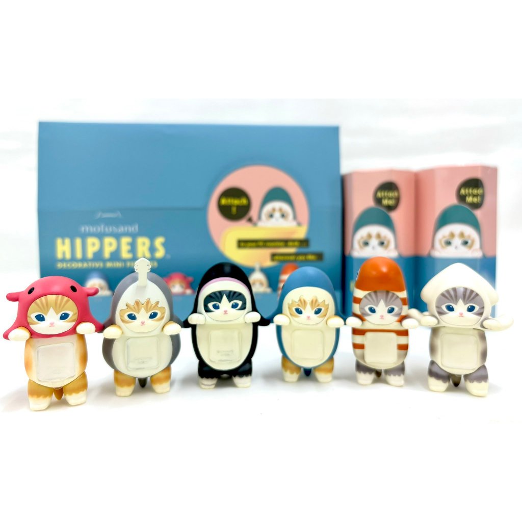 Mofusand Hippers Sonny Angel Hippers Blind Box Lucu Kucing Meow Mofusand Doll Peek Belakang HP