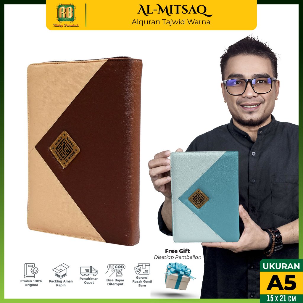 Al Quran Al Mitsaq Tajwid Warna Non Terjemah A5 Alquran Resleting Ukuran Sedang Tanpa Terjemahan Taj