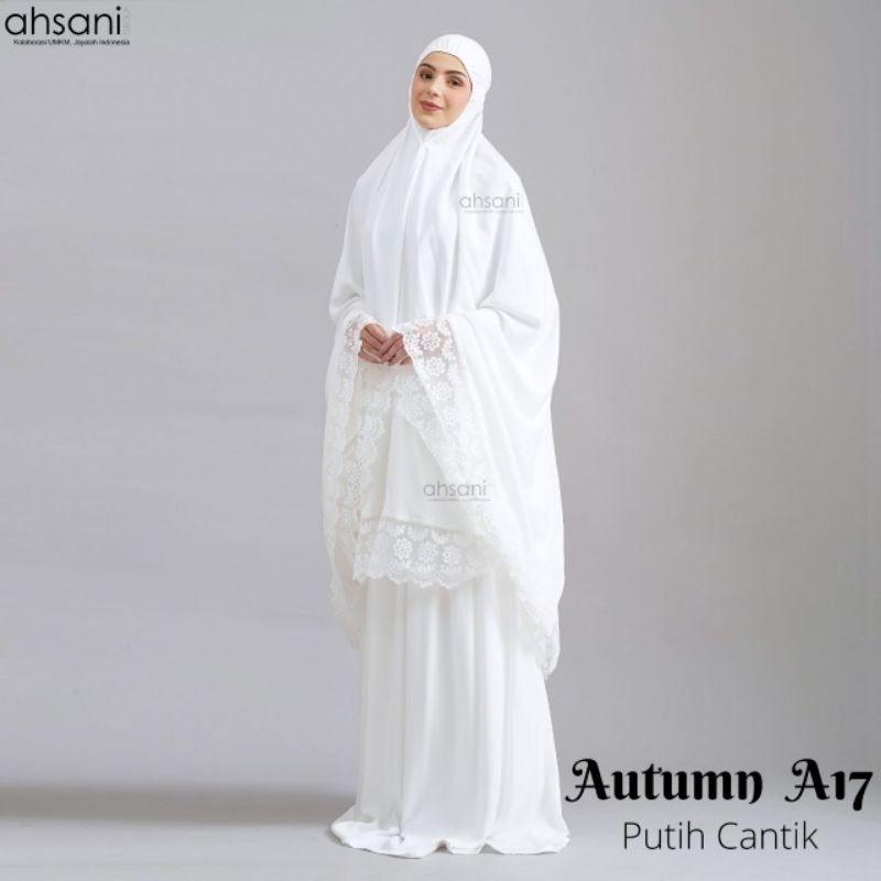 Autumn mukena ahsani, mukena dewasa, mukena rayon